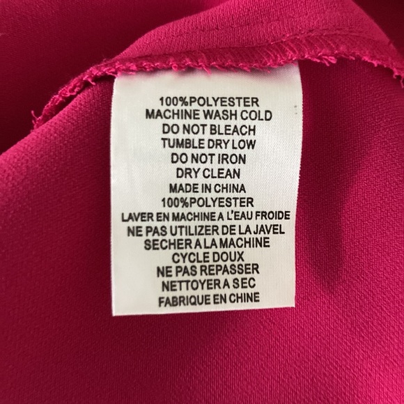 Trina Turk Adore Draped Cape Overlay Pink Popover Tunic Dress - S - Picture 14 of 16